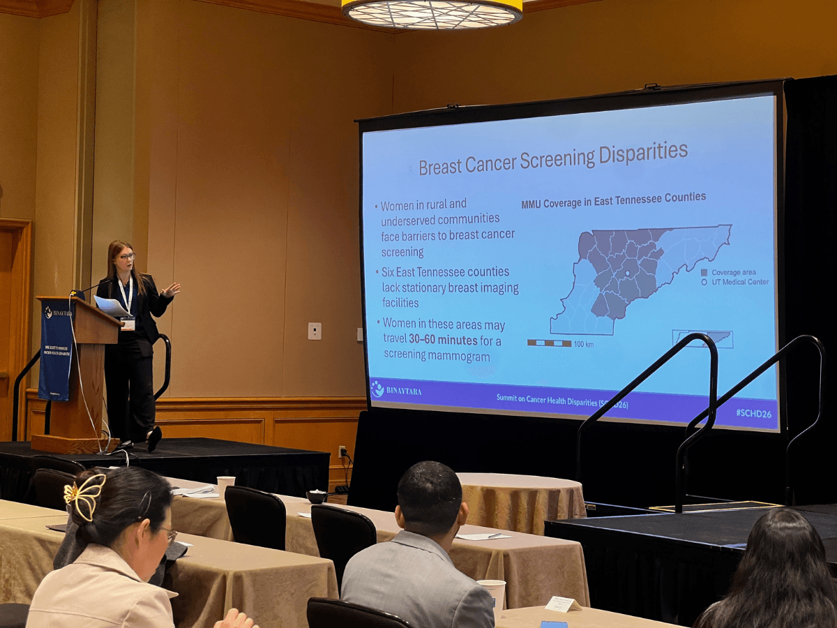 Breast Cancer Screening Goes Mobile: SCHD26 Oral Abstract Presenter Savannah Allen