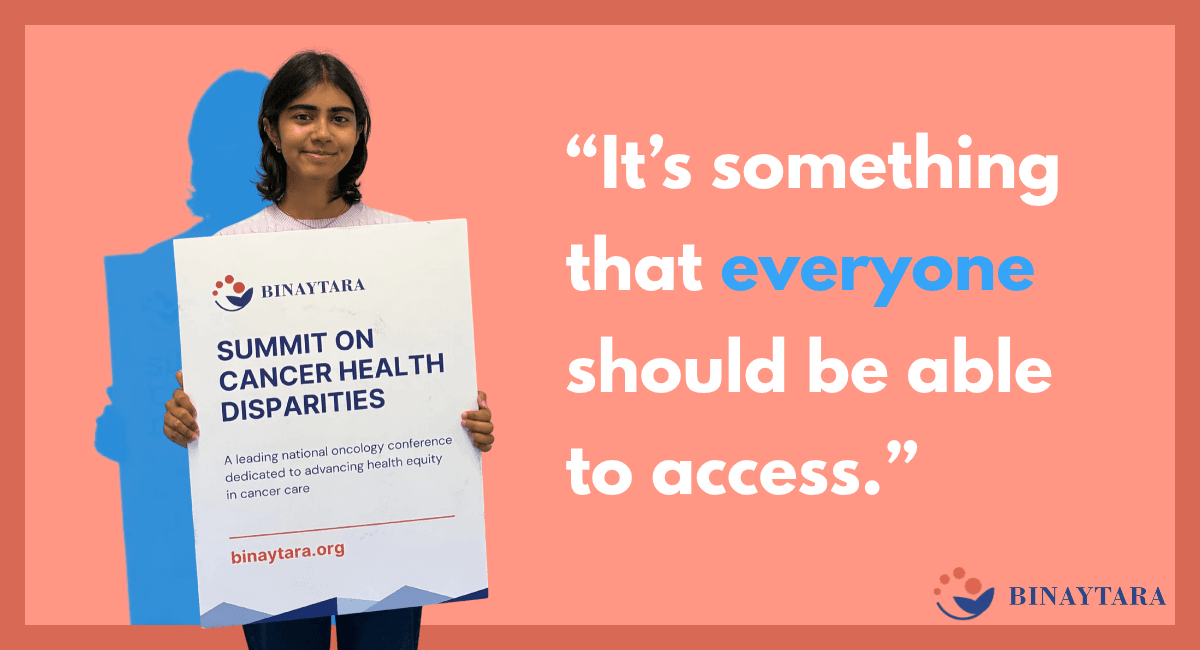 What a Summer Volunteer Position with Binaytara Taught Aanshi Deep About Equitable Cancer Care