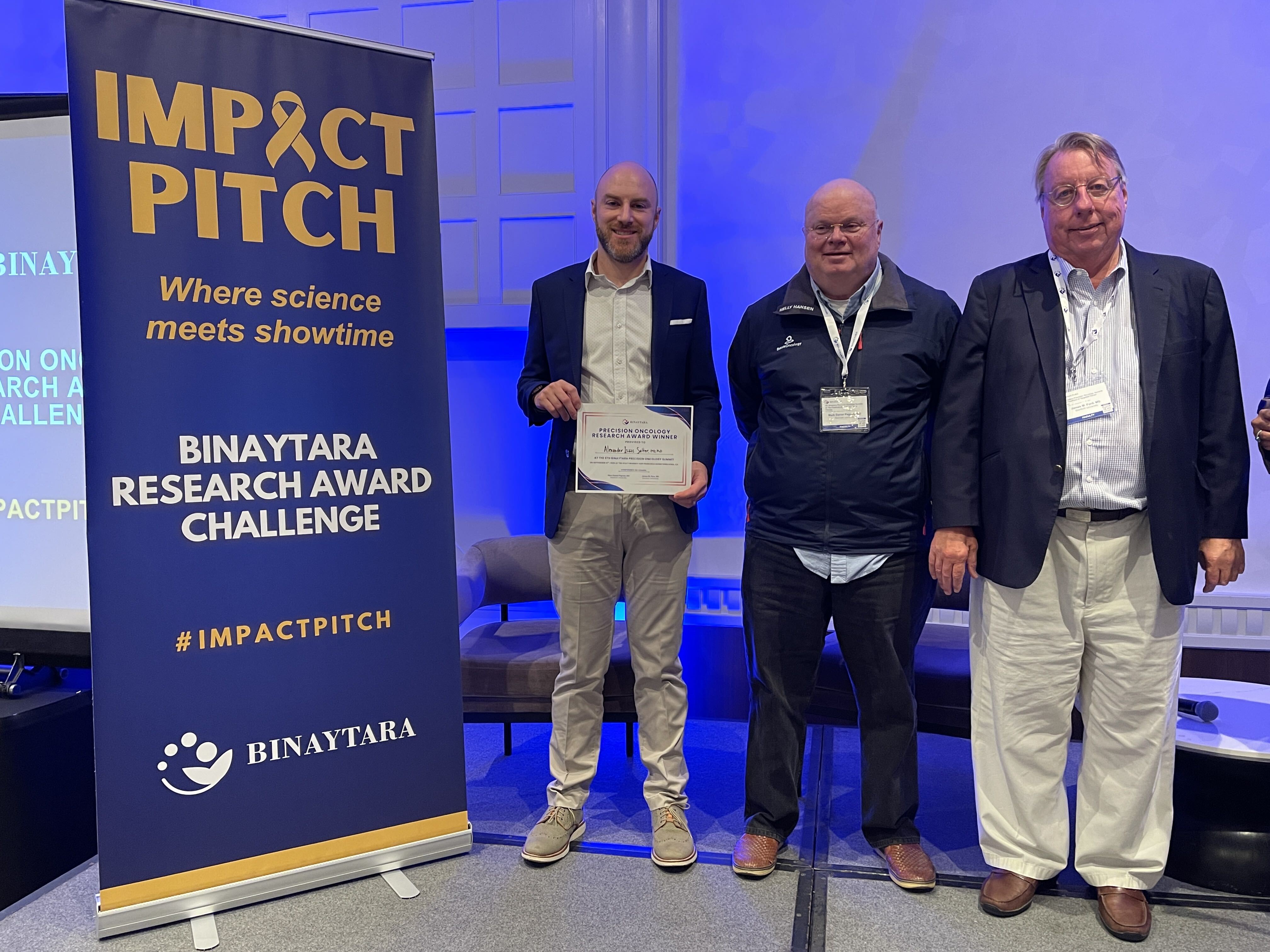 Stanford's Alexander Salter Wins Binaytara Precision Oncology Research Award 