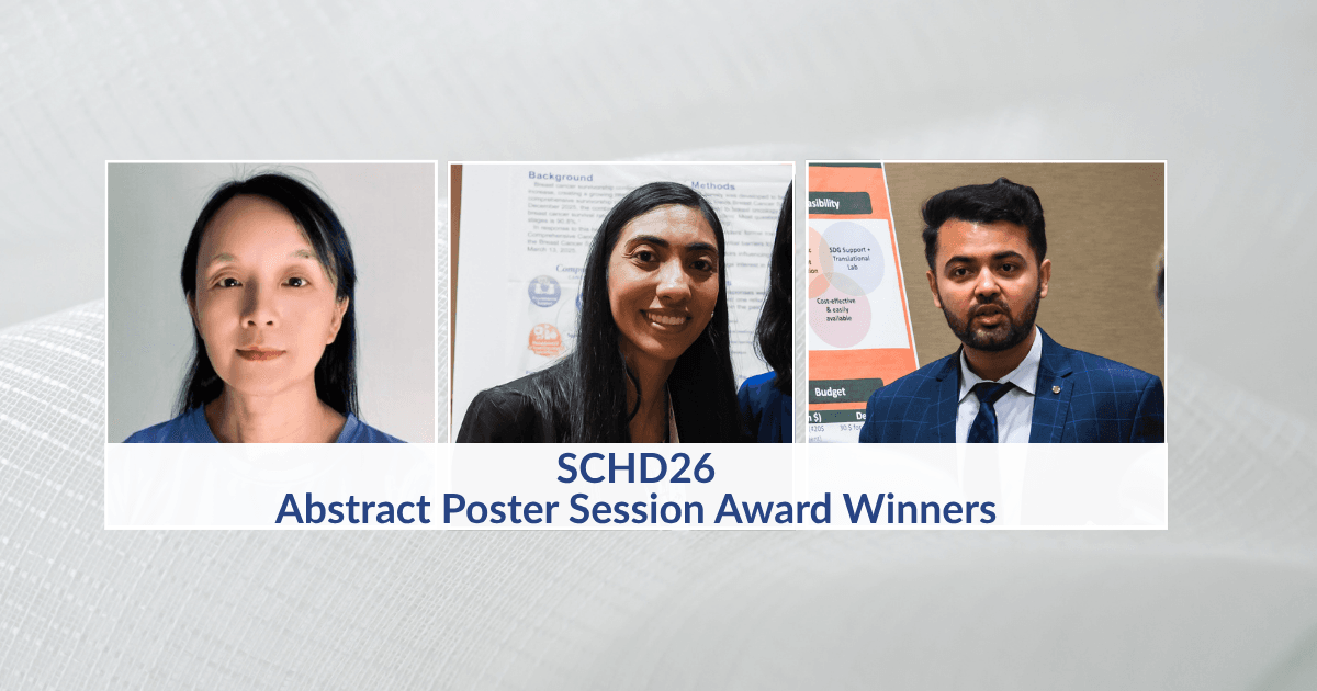 SCHD26 Poster Abstract Award Winners in Cancer Health Disparities Research