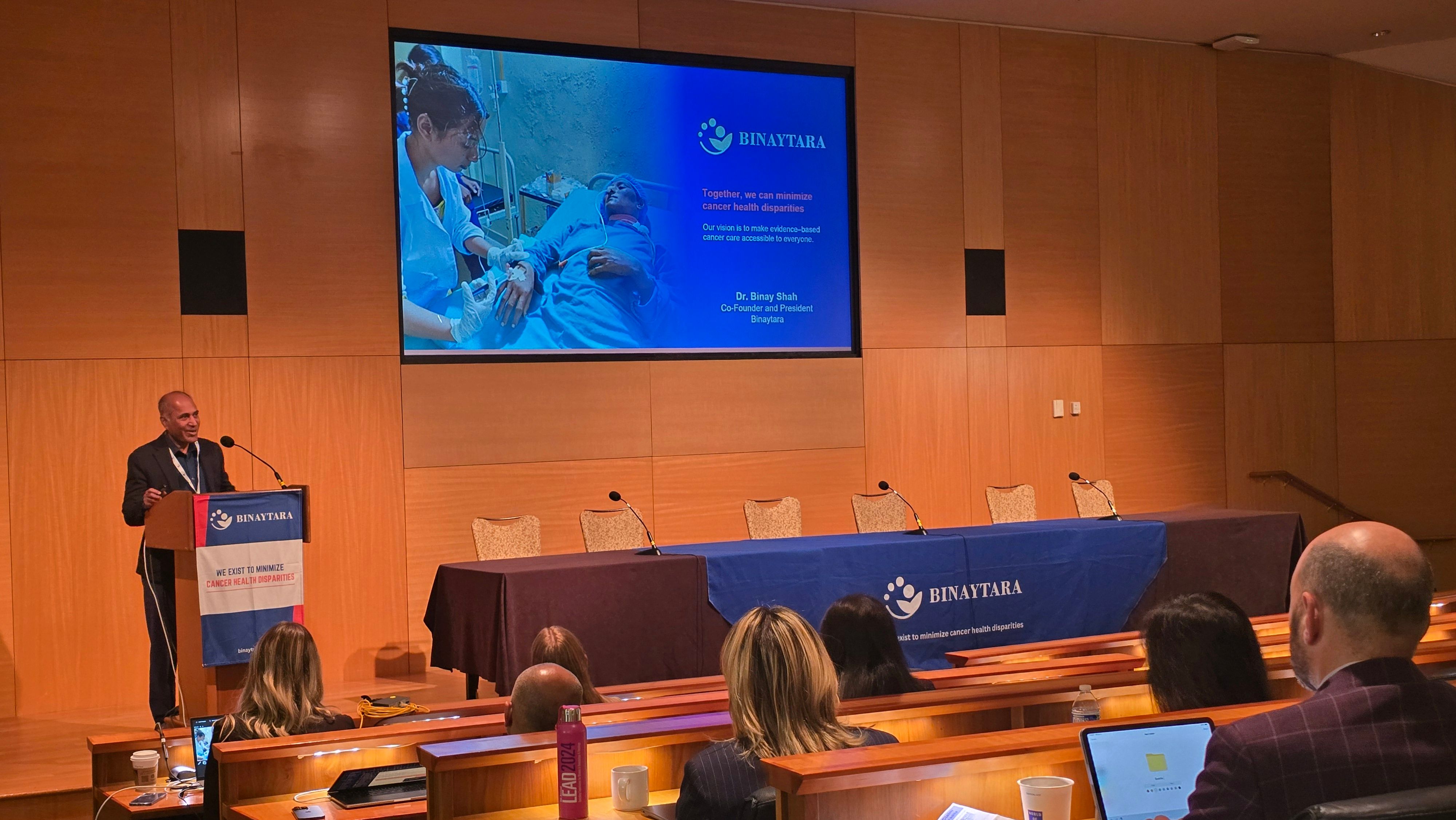 The 2025 Binaytara Education Committee representing leading U.S. cancer centers.