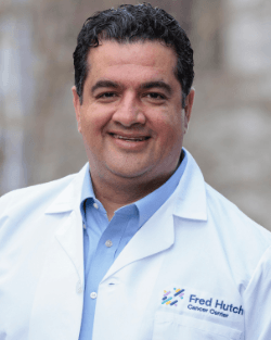 Portrait of Dr. Mazyar Shadman, hematologist-oncologist at Fred Hutchinson Cancer Center