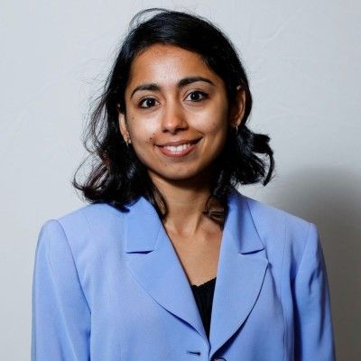 Portrait of Gatha Adhikari, a fifth-year bioengineering PhD student at the University of Maryland.
