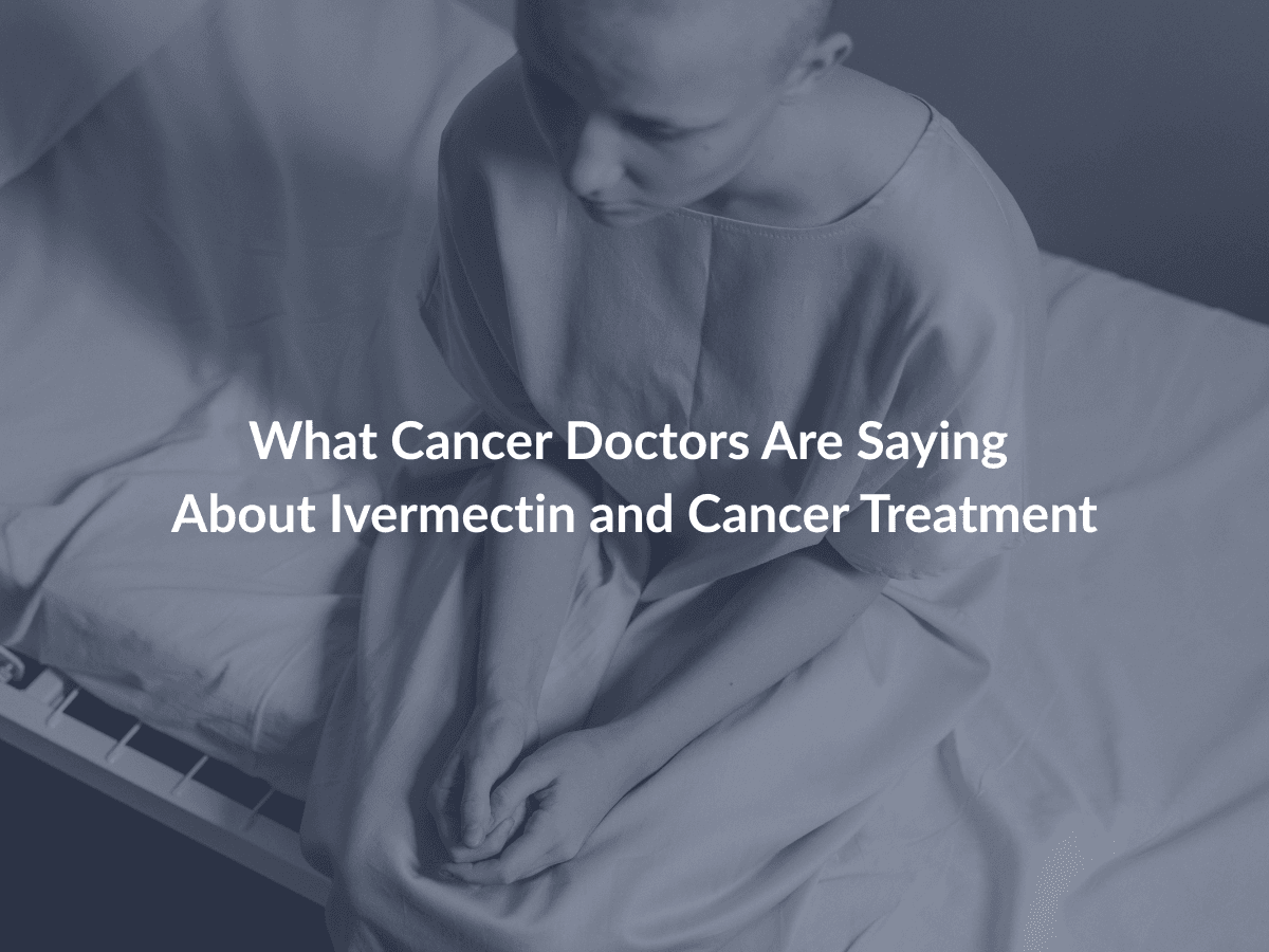 Cancer patient sitting on hospital bed, representing the uncertainty around ivermectin in cancer care
